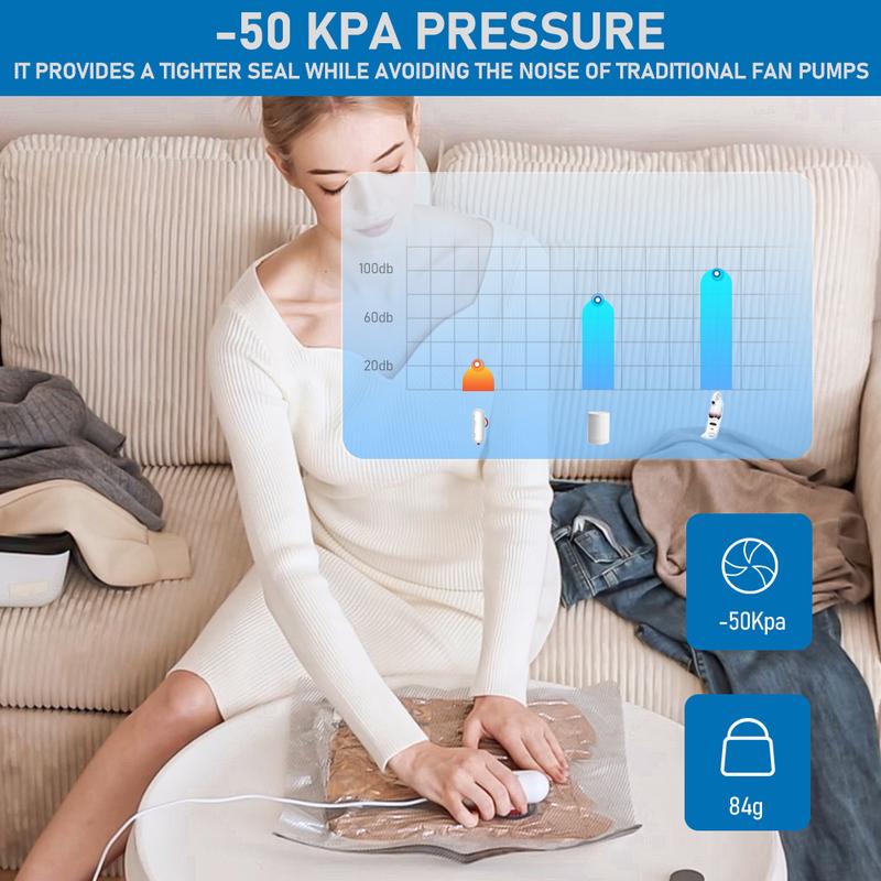 Travel Vacuum Storage Bags with USB Pump