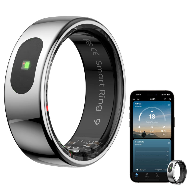 Smart Ring Health Tracker for Women & Men