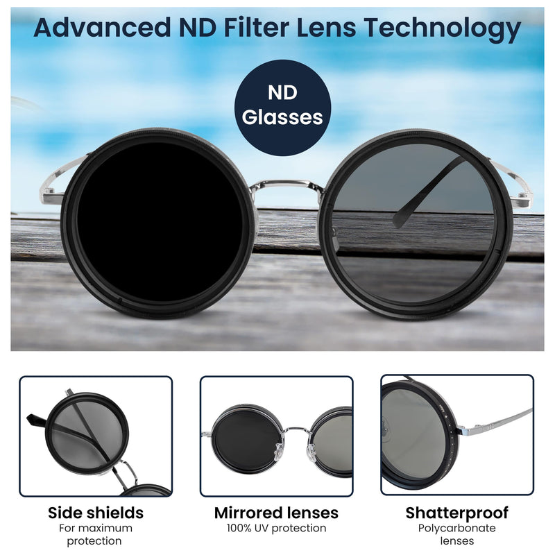 9 Levels Adjustable Sunglasses For Outdoors
