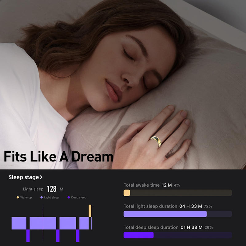 Smart Ring Health Tracker for Women & Men