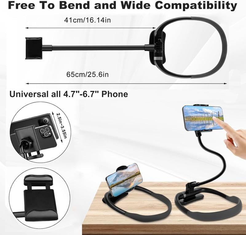 Neck Phone Holder for Recording