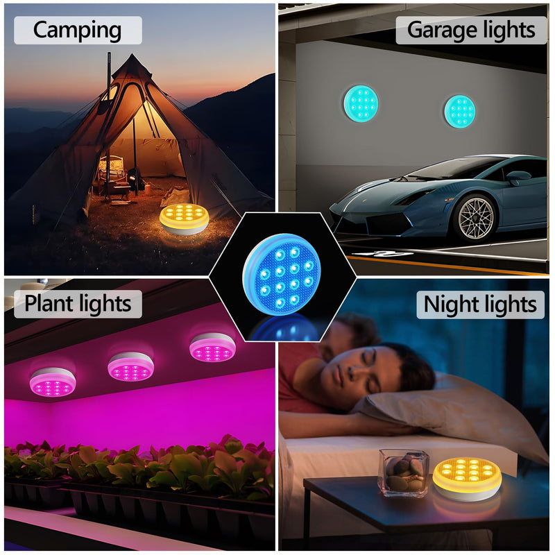 LED Lights Waterproof Pool Lights Underwater with 16 Colors