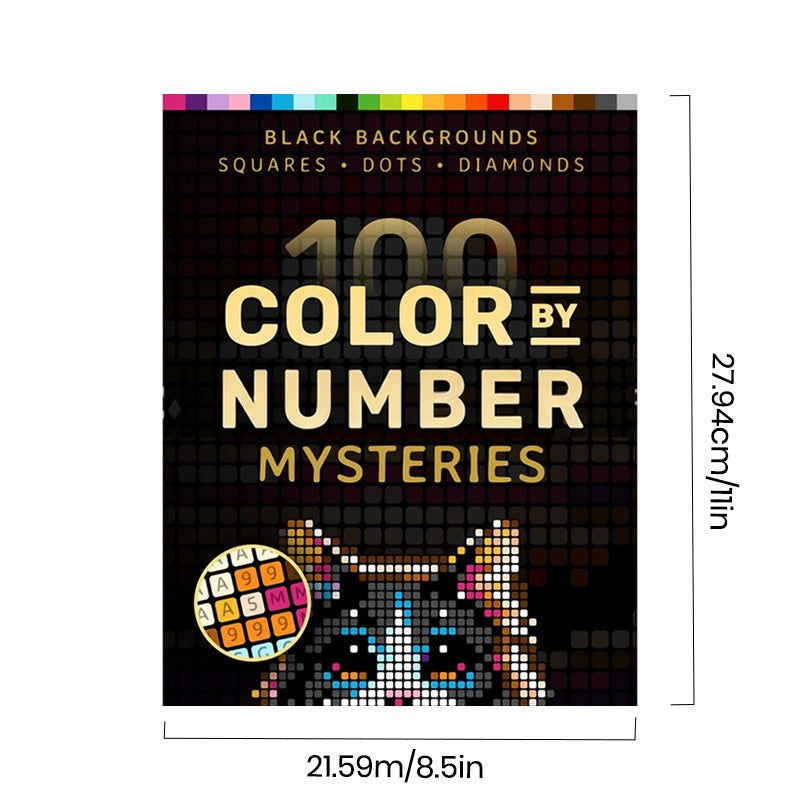 100 Color by Number Mysteries