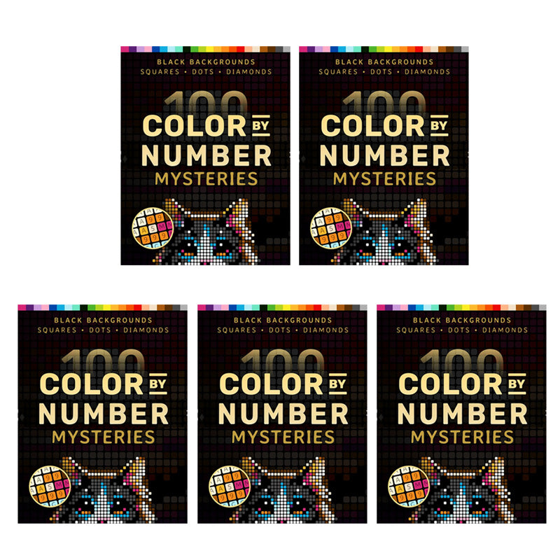 100 Color by Number Mysteries