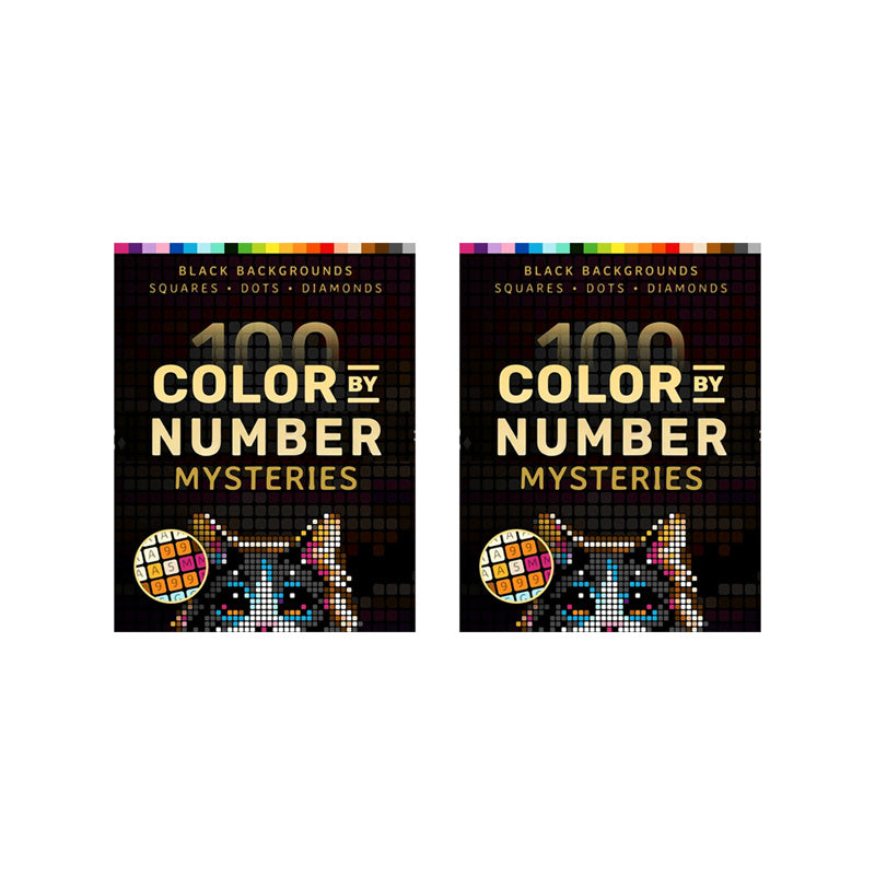 100 Color by Number Mysteries