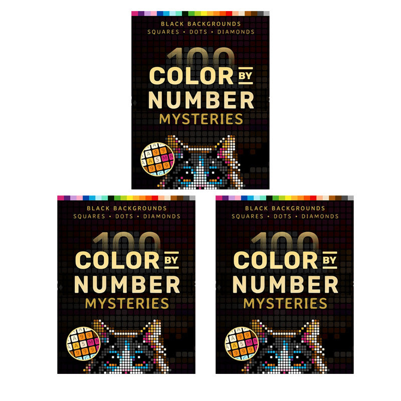 100 Color by Number Mysteries