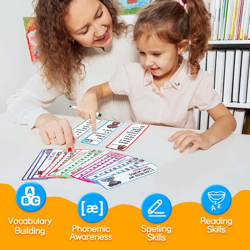 High-Frequency Word Learning Cards 16 PCS