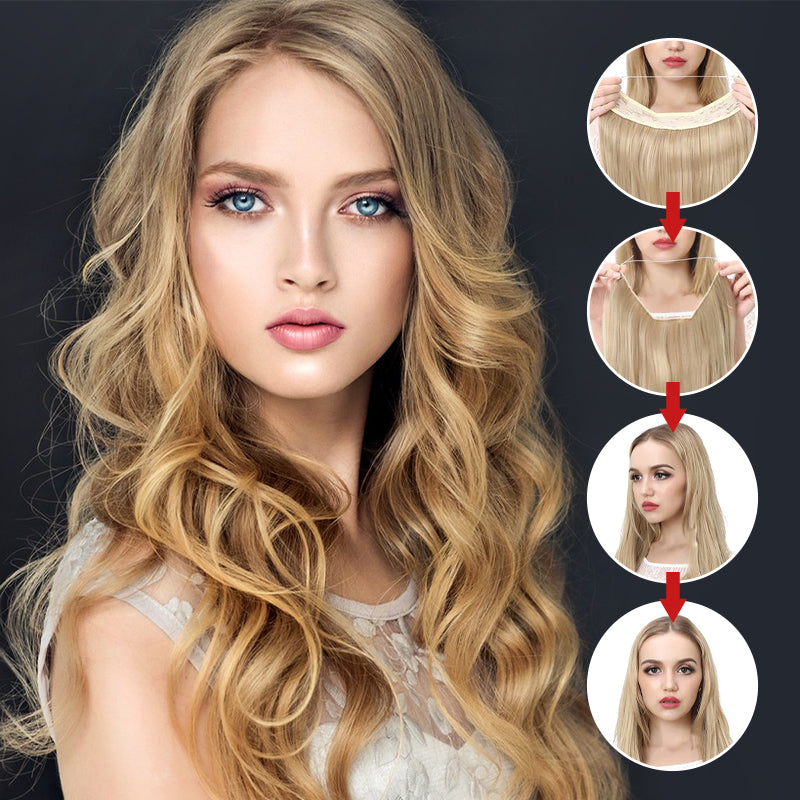 Long Curly Wavy Synthetic Hair Wigs(30 cm)