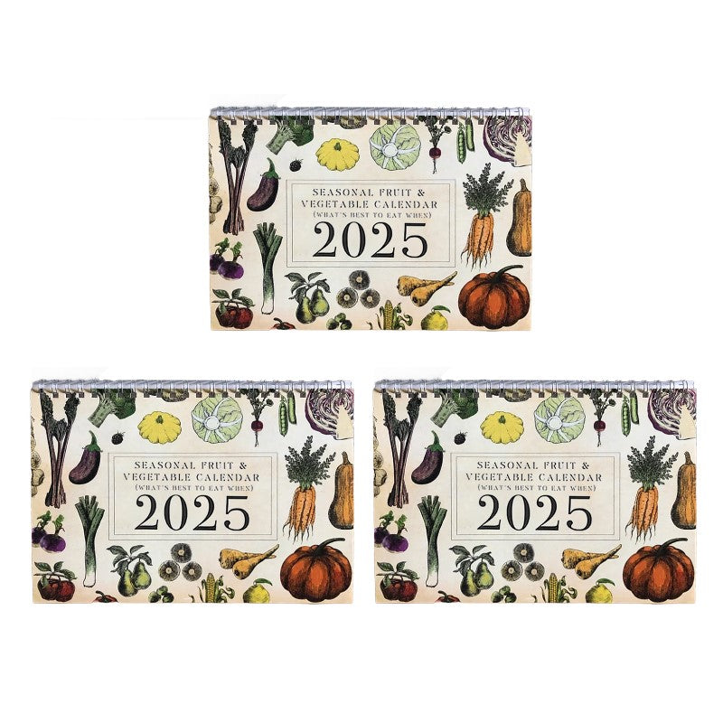 🍎 2025 Fruit & Vegetable Wall Calendar🌽