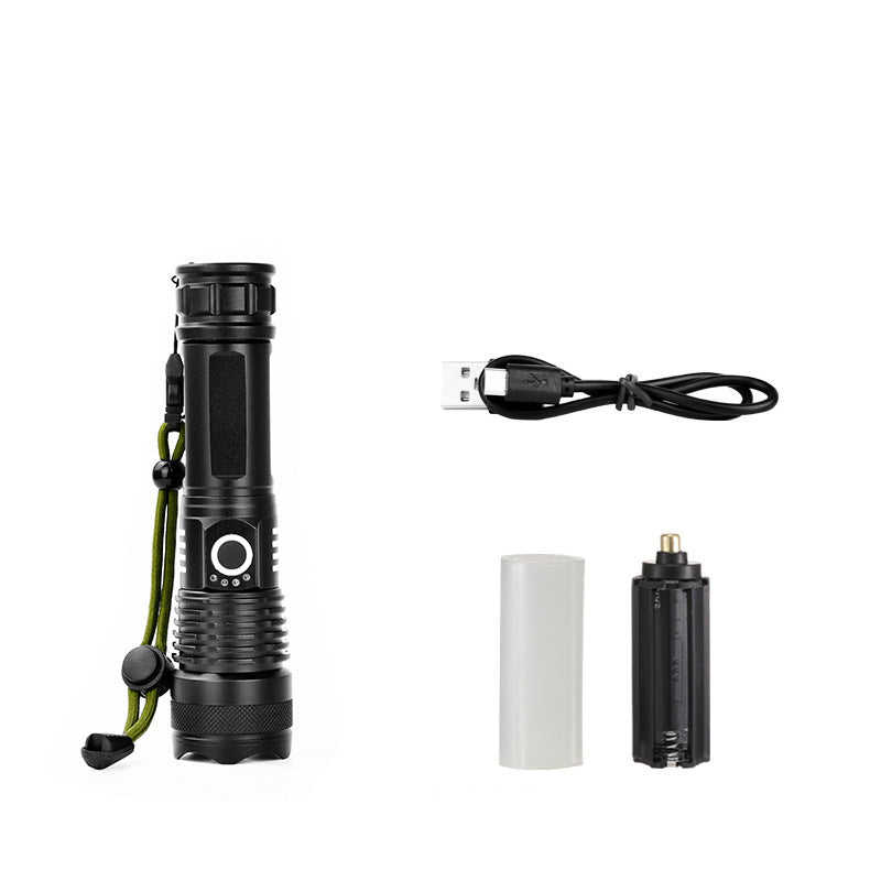 LED Rechargeable Tactical Laser Flashlight