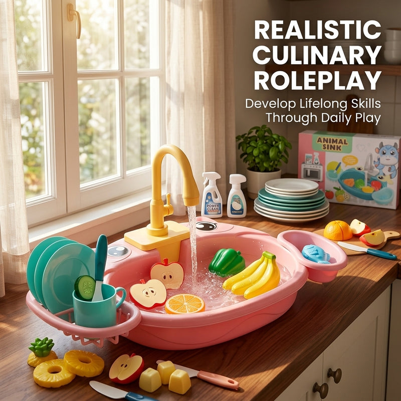 Fun Play Sink with Realistic Running Water