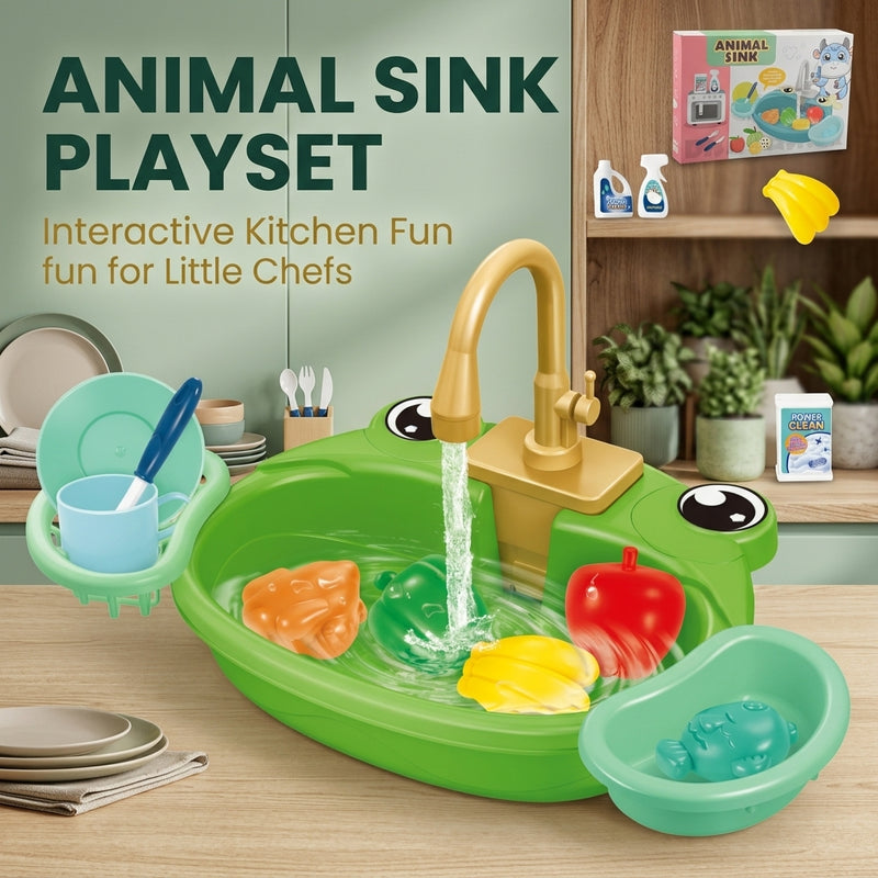 Fun Play Sink with Realistic Running Water