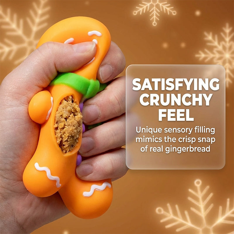 Gingerbread Man Squeeze Toy