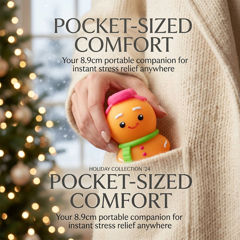 Gingerbread Man Squeeze Toy