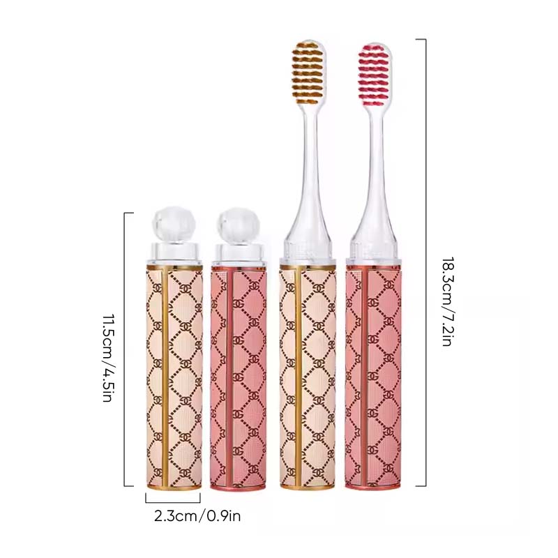 Lipstick Style Portable Toothbrush