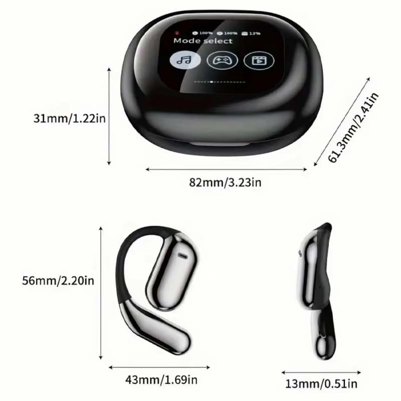 Open Earbuds Touch Screen Control Earbuds