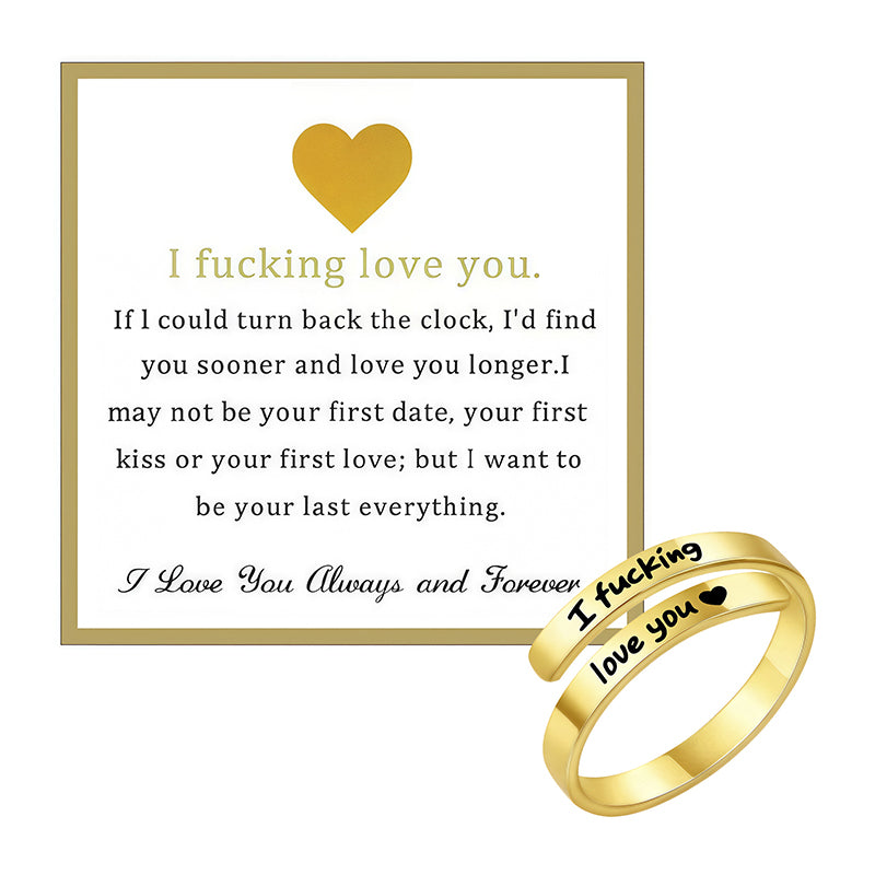 Engraved Heart Spiral Wrap Twist Vintage Promise Rings