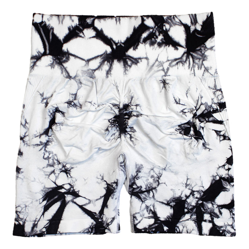 Professional Tie Dye Seamless Yoga Shorts