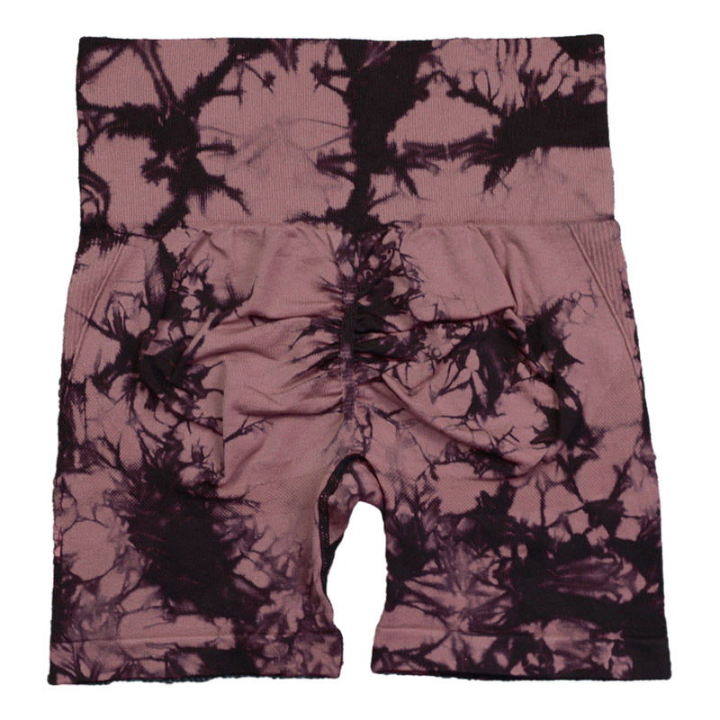 Professional Tie Dye Seamless Yoga Shorts