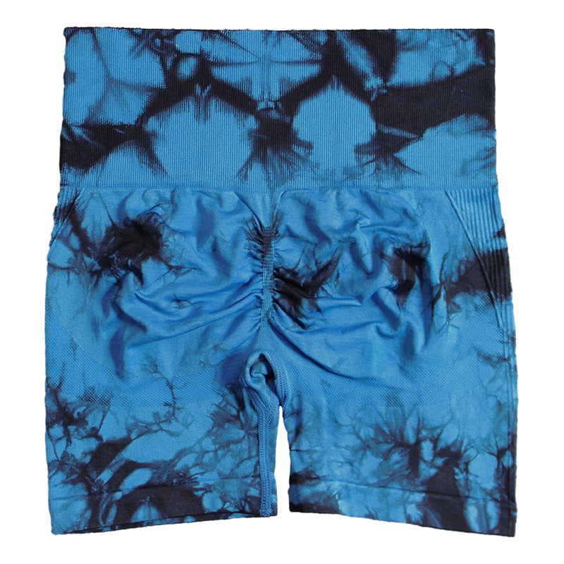 Professional Tie Dye Seamless Yoga Shorts
