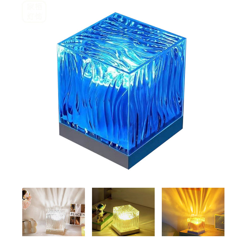Flame Northern Lights Rotating Mood Light