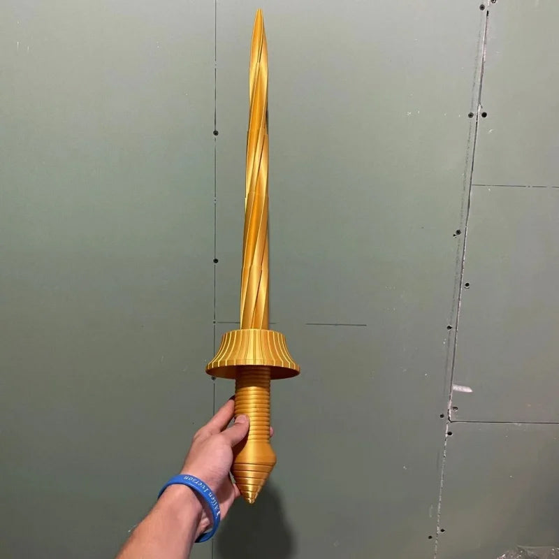 3D Printed Retractable Spiral Sword