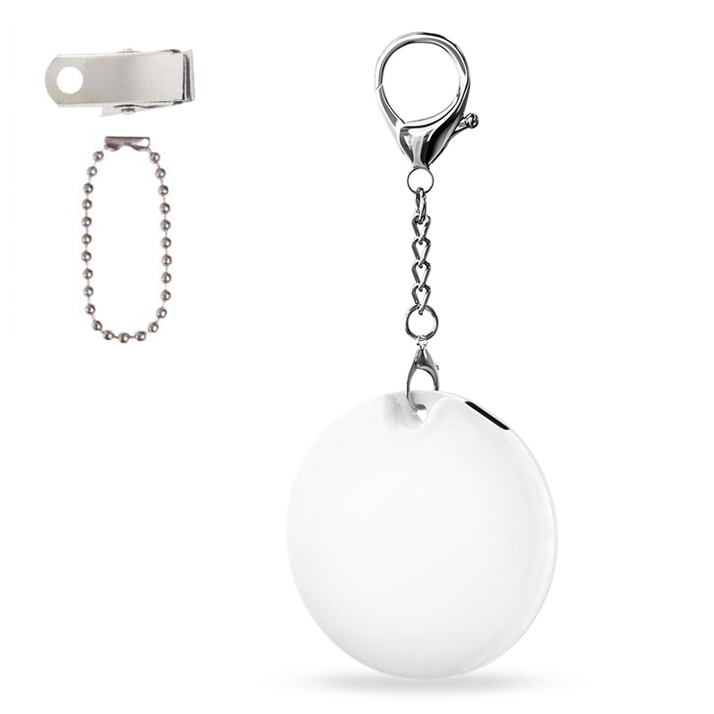 Heart-shaped keychain night light