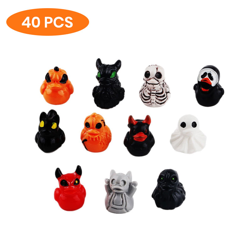 Mini Devil Ghost Skull Resin Ducks