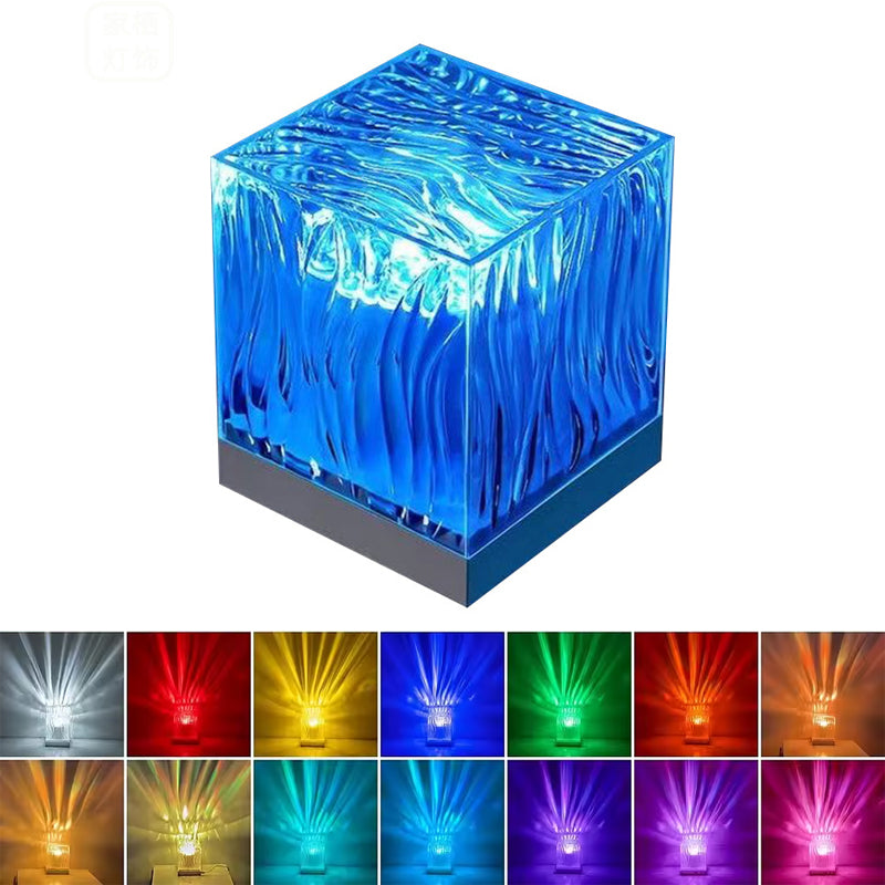 Flame Northern Lights Rotating Mood Light