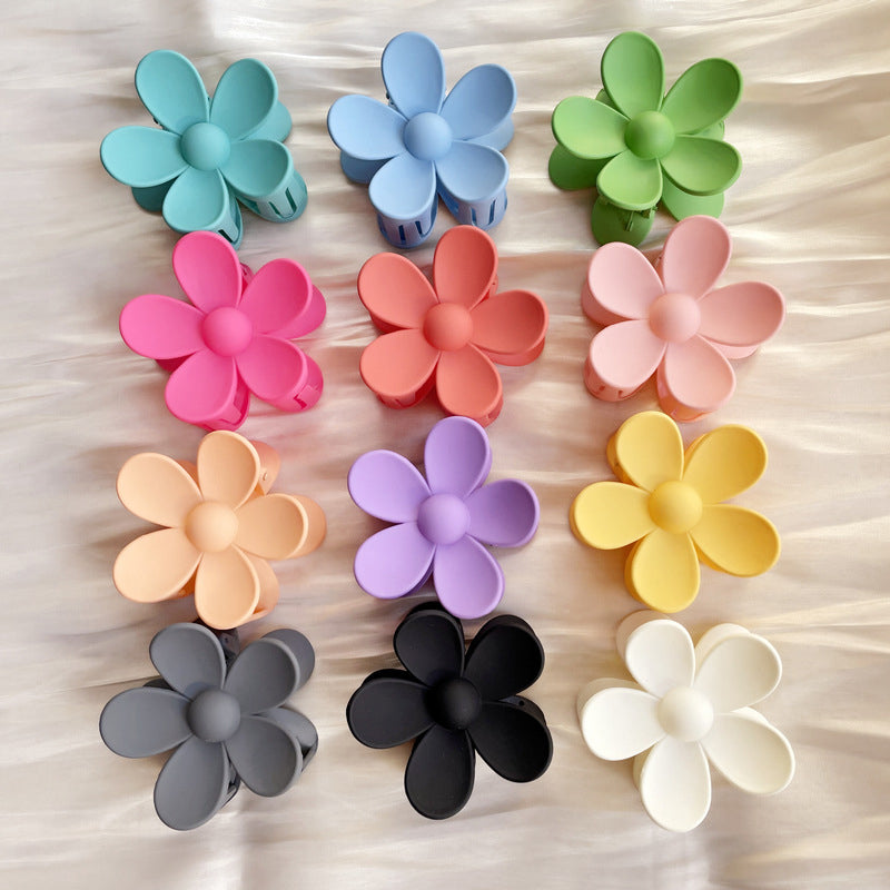 Frosted Flower Clip