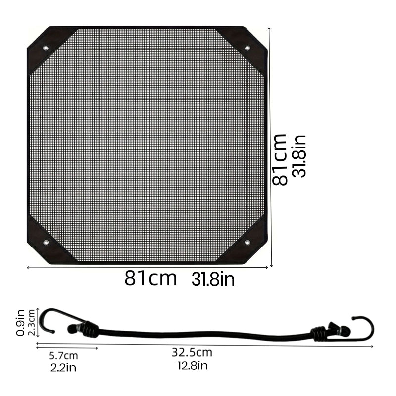 Outdoor AC Condenser Protective Mesh Cover
