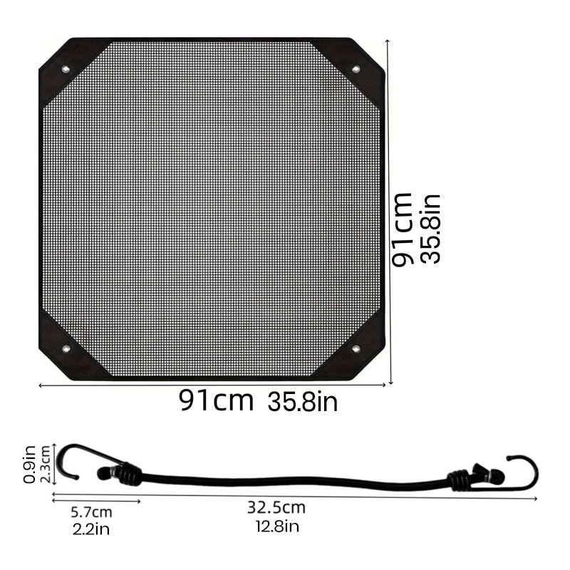 Outdoor AC Condenser Protective Mesh Cover