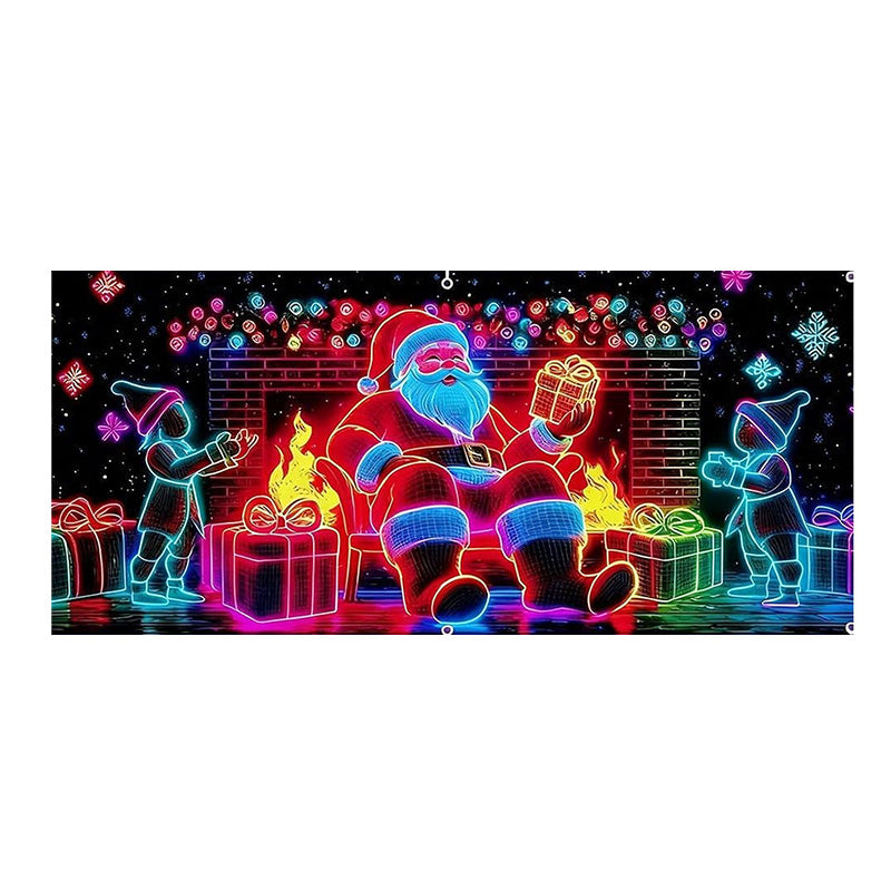 Christmas Garage Door Cover Banner