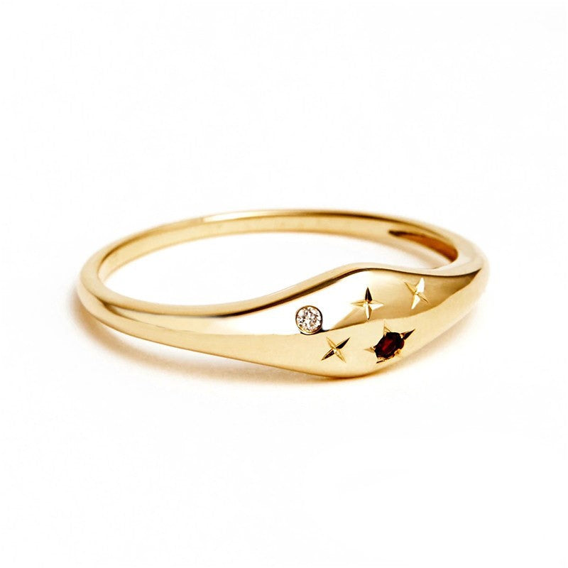 Zodiac Signs Diamond Ring