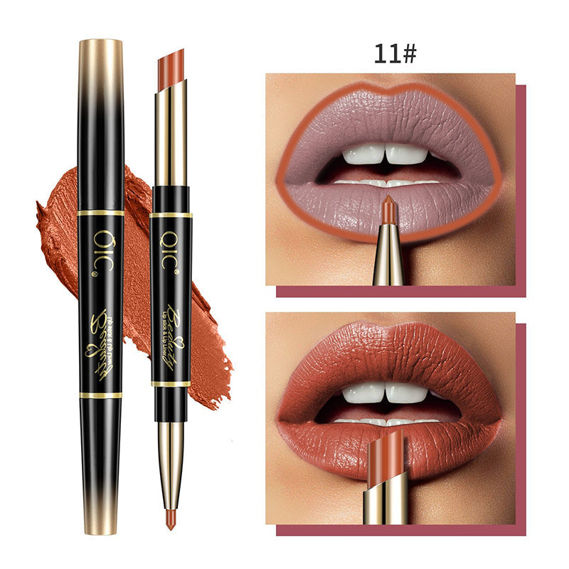 2-in-1 Doppelseitiger Lippenstift und Lipliner