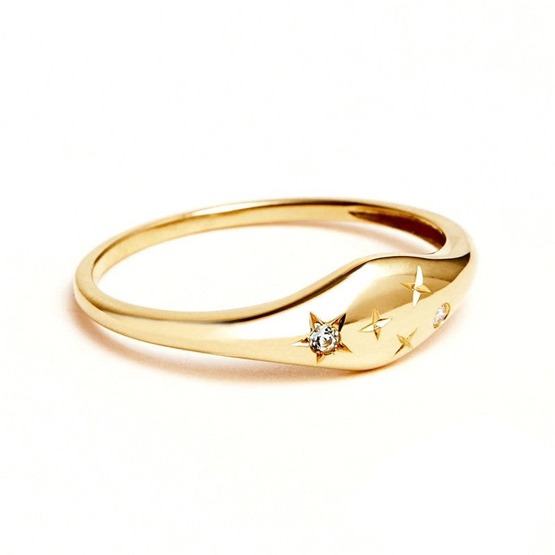 Zodiac Signs Diamond Ring