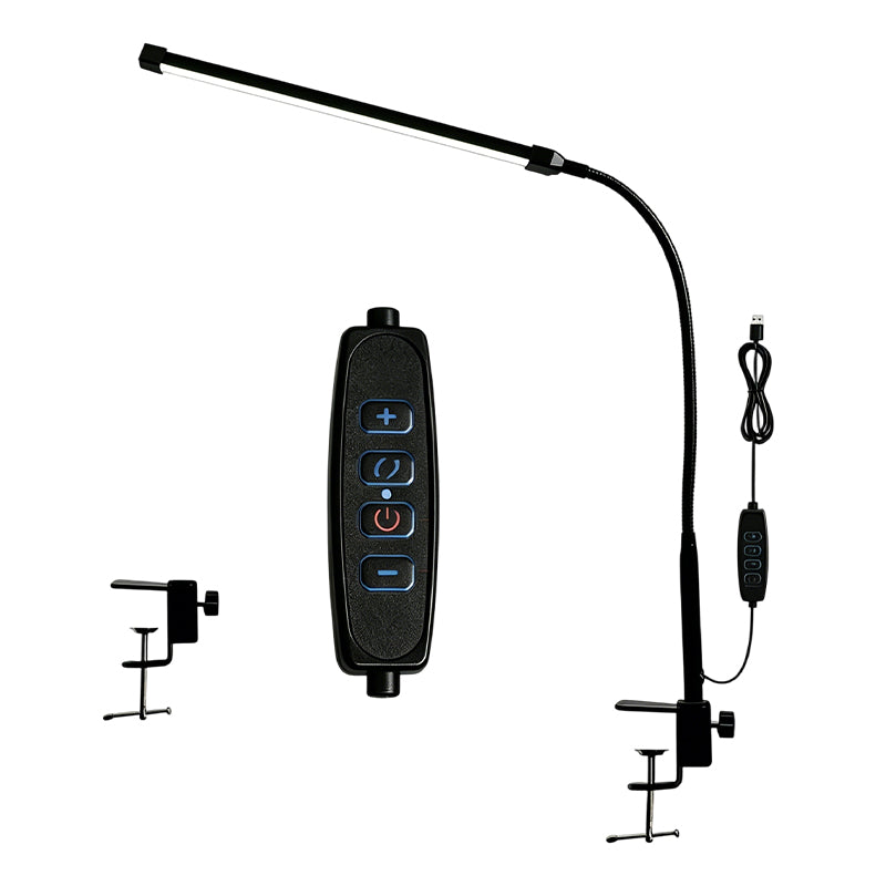 Clip-on desk lamp