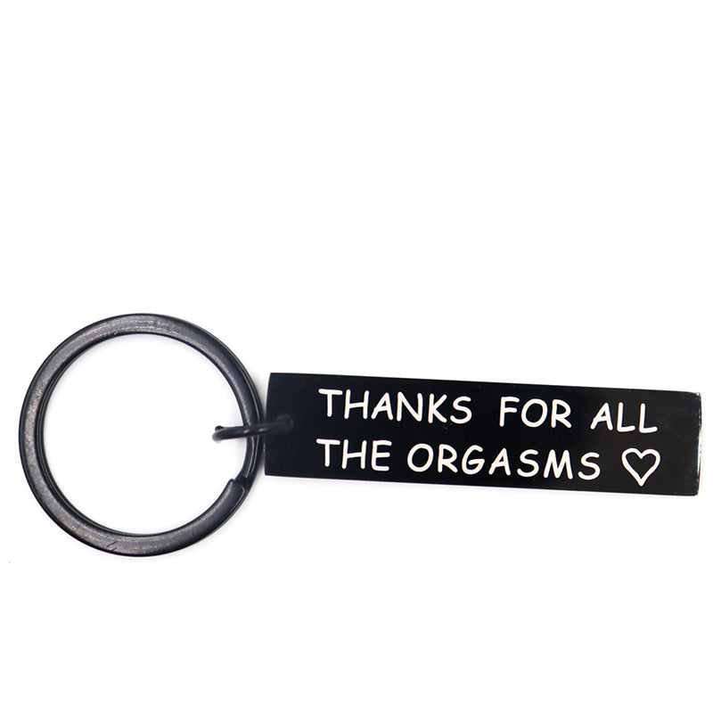 For love - Thank you for all the orgasm couple key rings