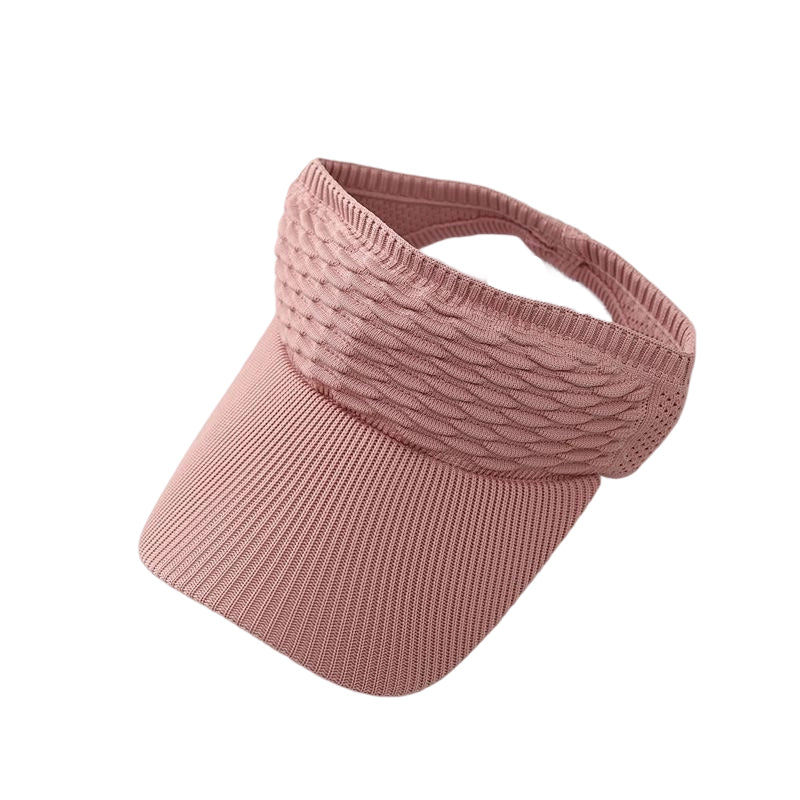 Women's Wide Brim Open-Top Sun Visor Hat