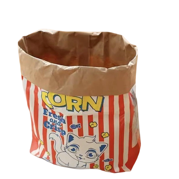 Popcorn Kraft Paper Hide-and-Seek Pet Play Bag