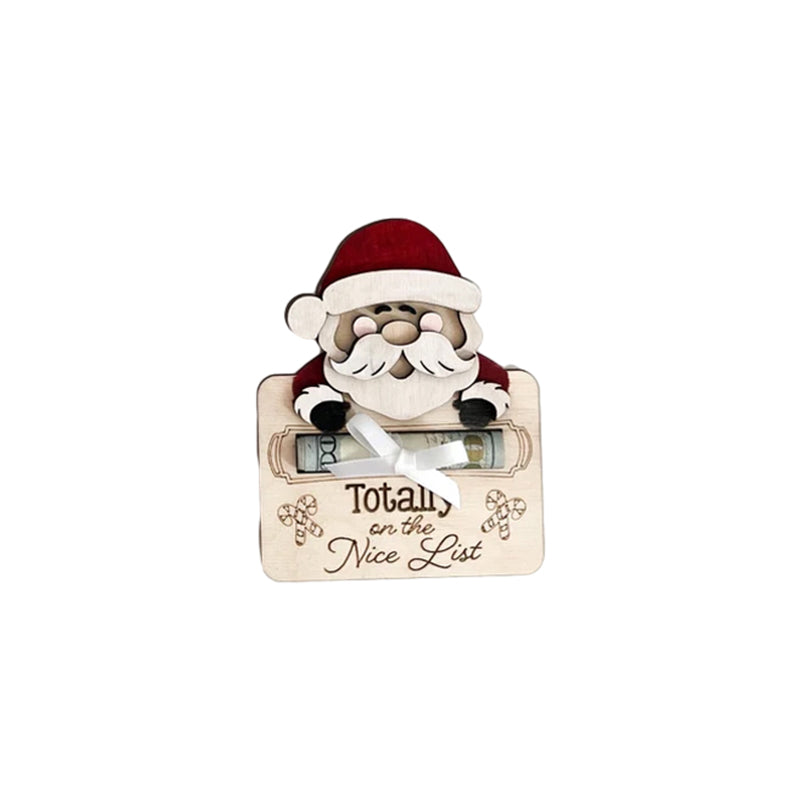 Cute Santa Christmas Money Holder