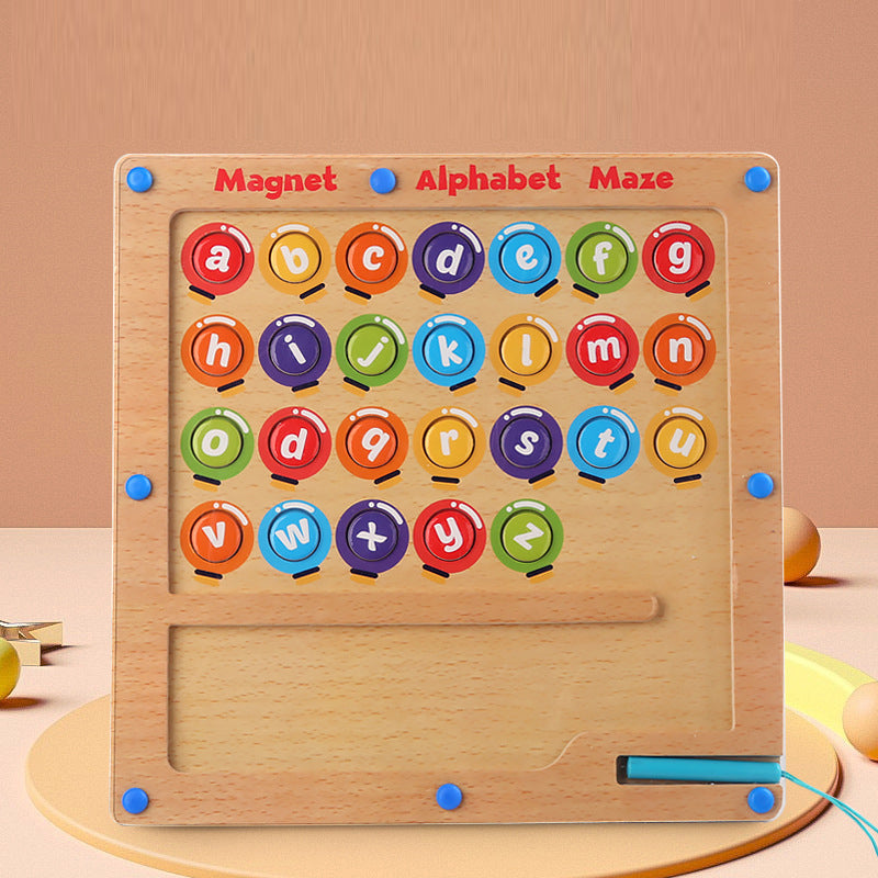 Magnetic Alphabet Maze Toy