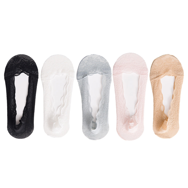 Lace No Show Liner Socks for Women