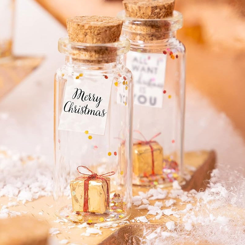 Christmas Card in a Bottle