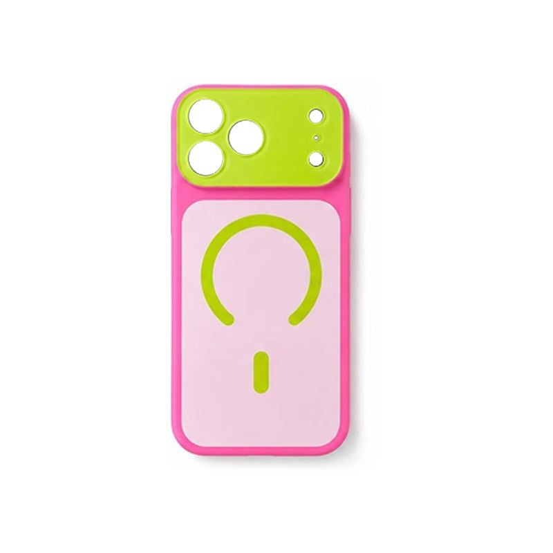 Dopamine Color Block Magnetic Phone Case