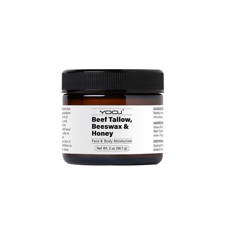 Beef Tallow Beeswax and Honey Face Moisturizer