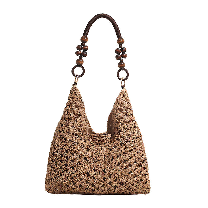 Woven Straw Summer Tote Bag