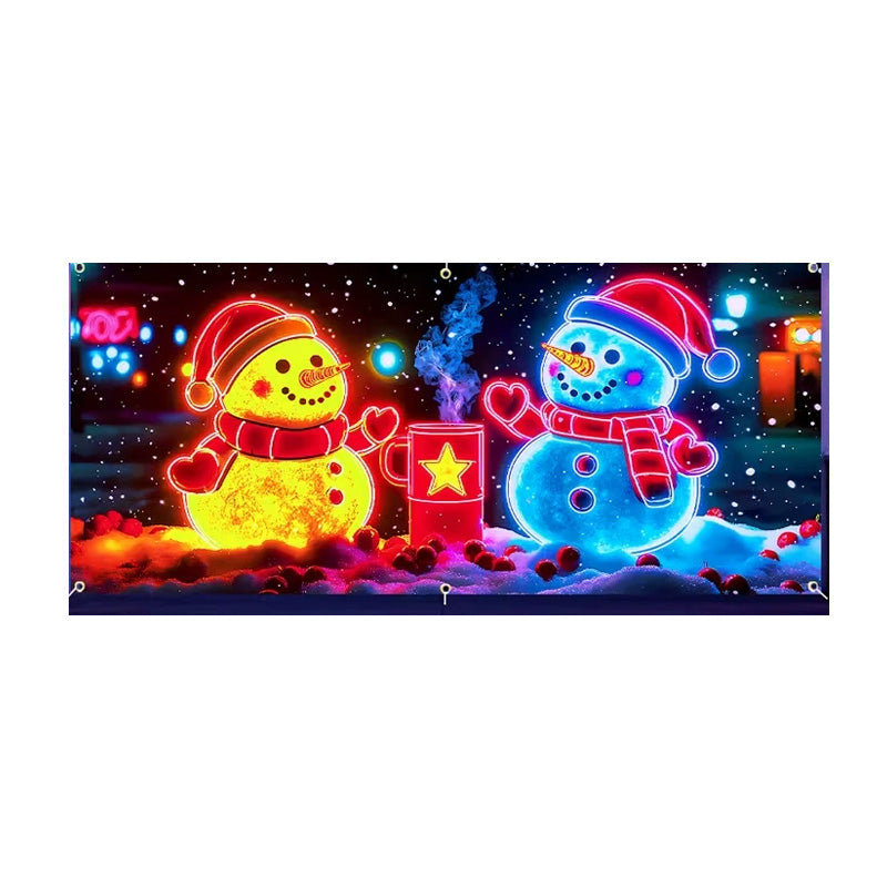 Christmas Garage Door Cover Banner
