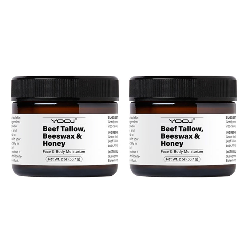 Beef Tallow Beeswax and Honey Face Moisturizer
