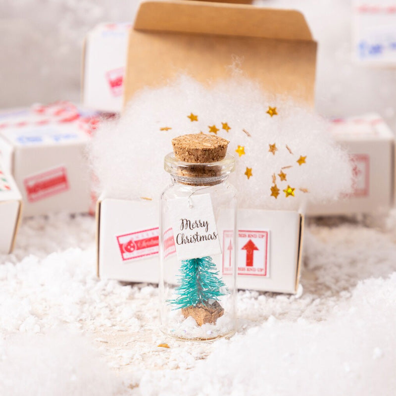 Christmas Card in a Bottle